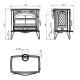 Піч Dovre 760 WD