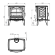 Піч Dovre 640 WD