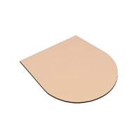 ПОДСТАВКА ПОД ПЕЧЬ СТЕКЛЯНАЯ ПРЯМОУГОЛЬНАЯ ЗАКРУГЛЕННАЯ 1000Х900 ММ ТОЛЩИНА - 6 ММ (БРОНЗА)